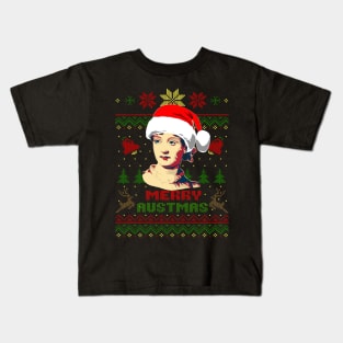 Jane Austin Merry Austmas Kids T-Shirt